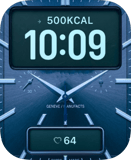 Blue Atelier Apple Watch face - Luxury