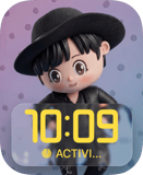 BTS V Noir Apple Watch face - Special Collections