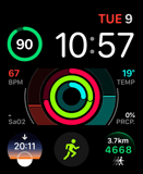 🚗 CarPlay Style Apple Watch face
