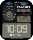 Casio Taptic Map Apple Watch face - Brands, Watches