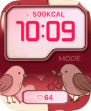 Cherry Lovebirds Face Apple Watch face - Special Collections