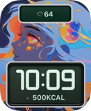 Cosmic Muse Apple Watch face - Art