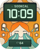 Daydream Girl Apple Watch face - Art