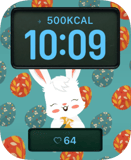 Easter Bunny Eggs Apple Watch face - Special Collections