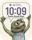 Feels Good Pepe Apple Watch face - Special Collections