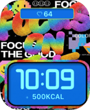 Focus On Apple Watch face - Art