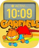 Garfield Gold Apple Watch face