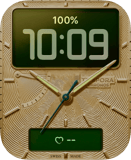 Golden Chronos Apple Watch face - Luxury