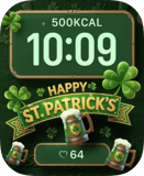 Happy St. Patrick's Apple Watch face