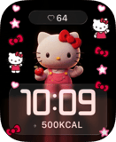 Hello Kitty Sparkle Charm Apple Watch face - Special Collections