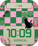 Lucky Charm Cat Apple Watch face - Animals