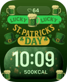 Lucky St. Patrick's Day Apple Watch face
