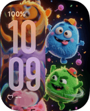 Monster Orbit Apple Watch face