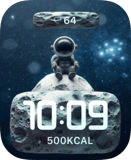 Moonwalker Drift Apple Watch face - Art