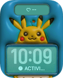 Pikachu Blue Apple Watch face - Anime, TV