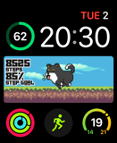 🐕 Pixel Black Shiba Apple Watch face