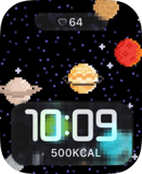 Pixel Planets Apple Watch face - Cities