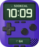 Purple Gamepad Apple Watch face - Video Games