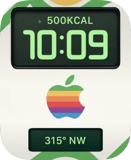 Rainbow Compass Apple Watch face - Brands