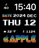 Retro Apple Apple Watch face - Video Games