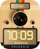 Retro Polaroid Camera Apple Watch face - Cities