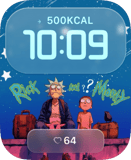 Rick and Morty Apple Watch face
