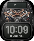 Rose Skeleton Apple Watch face - Luxury