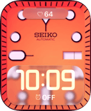 Coral Glow Apple Watch face - Luxury