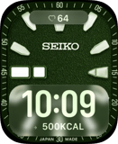Seiko Diver Moss Apple Watch face - Luxury