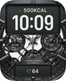 Shadow Skeleton Apple Watch face - Luxury