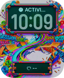 Skate Splash Riot Apple Watch face - Art