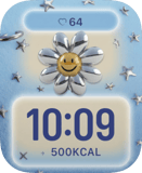 Smiley Daisy Apple Watch face - Nature