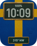 Sweden Flag Apple Watch face - Sports