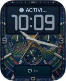 Teal Multi Dial Apple Watch face - Luxury