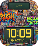 Urban Tribe Graffiti Apple Watch face - Art
