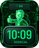 Boy Neon Apple Watch face