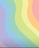 🌈 Pastel Rainbow Apple Watch face - Art