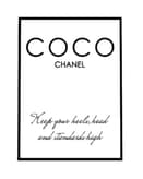 🖤 Coco Chanel Quote Apple Watch face