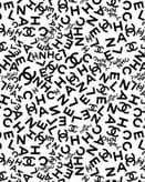 🖤 Coco Chanel Typographic Apple Watch face