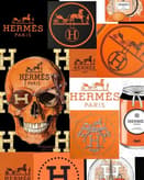 🎨 Bold Hermès Collage Style Apple Watch face