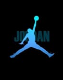 🏀 Jordan Blue Gradient Apple Watch face - Brands, Sports