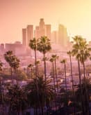 🌅 LA Skyline at Sunset Apple Watch face - Cities