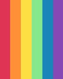 🌈 Minimalist Rainbow Apple Watch face