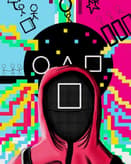 🎮 Retro Squid Game Pixel Watch Apple Watch face - TV