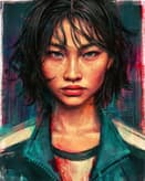 🎨 Fierce Kang Sae-byeok Apple Watch face - TV