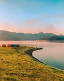 ⛺ Tranquil Lakeside Apple Watch face - Cities