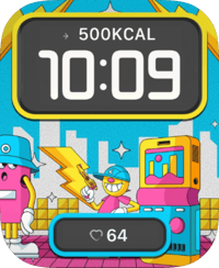 Arcade City Groove Apple Watch face - Video Games