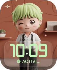 BTS RM Mint Apple Watch face - Special Collections