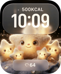 Cozy Star Family Apple Watch face
