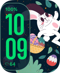 Easter Bunny Hop Apple Watch face - Special Collections